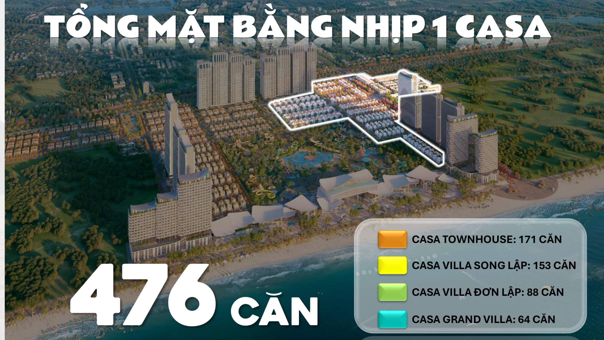Tổng mặt bằng nhịp 1 CASA