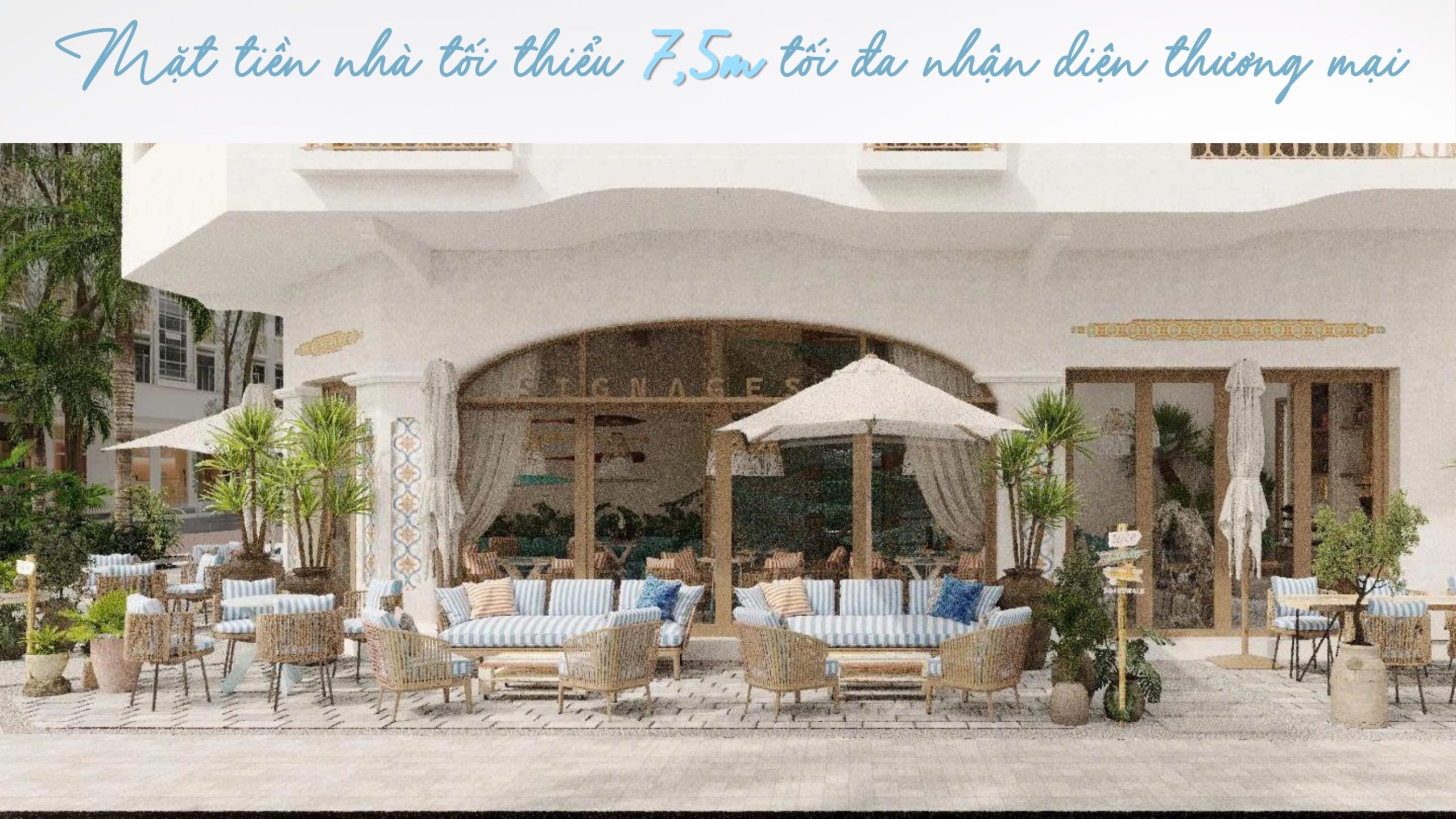 Townhouse - Mặt tiền rộng 7.5m