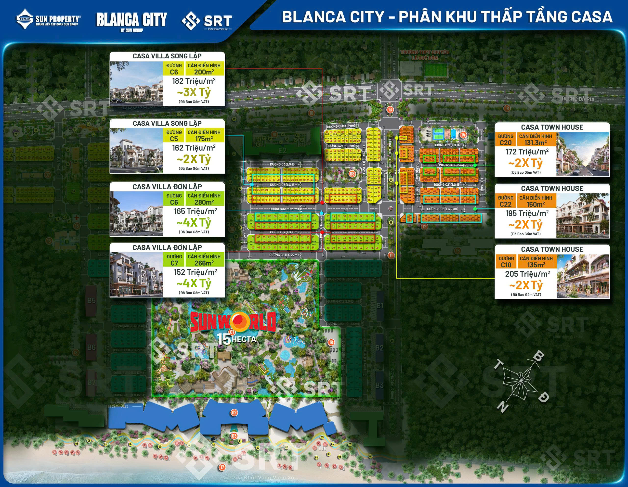 Phân khu thấp tầng CASA