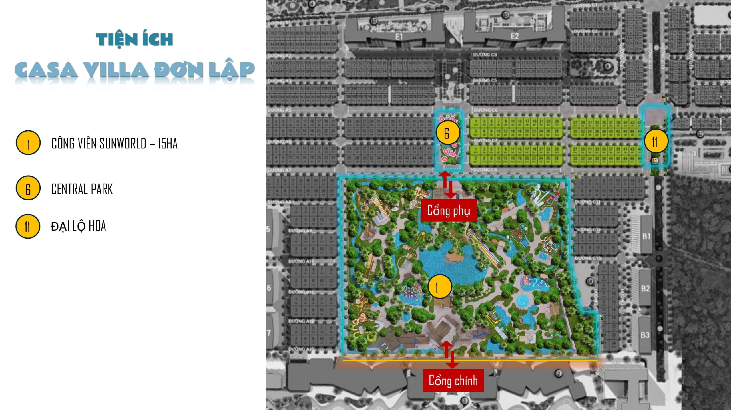 Tiện ích Casa Villa Đơn Lập