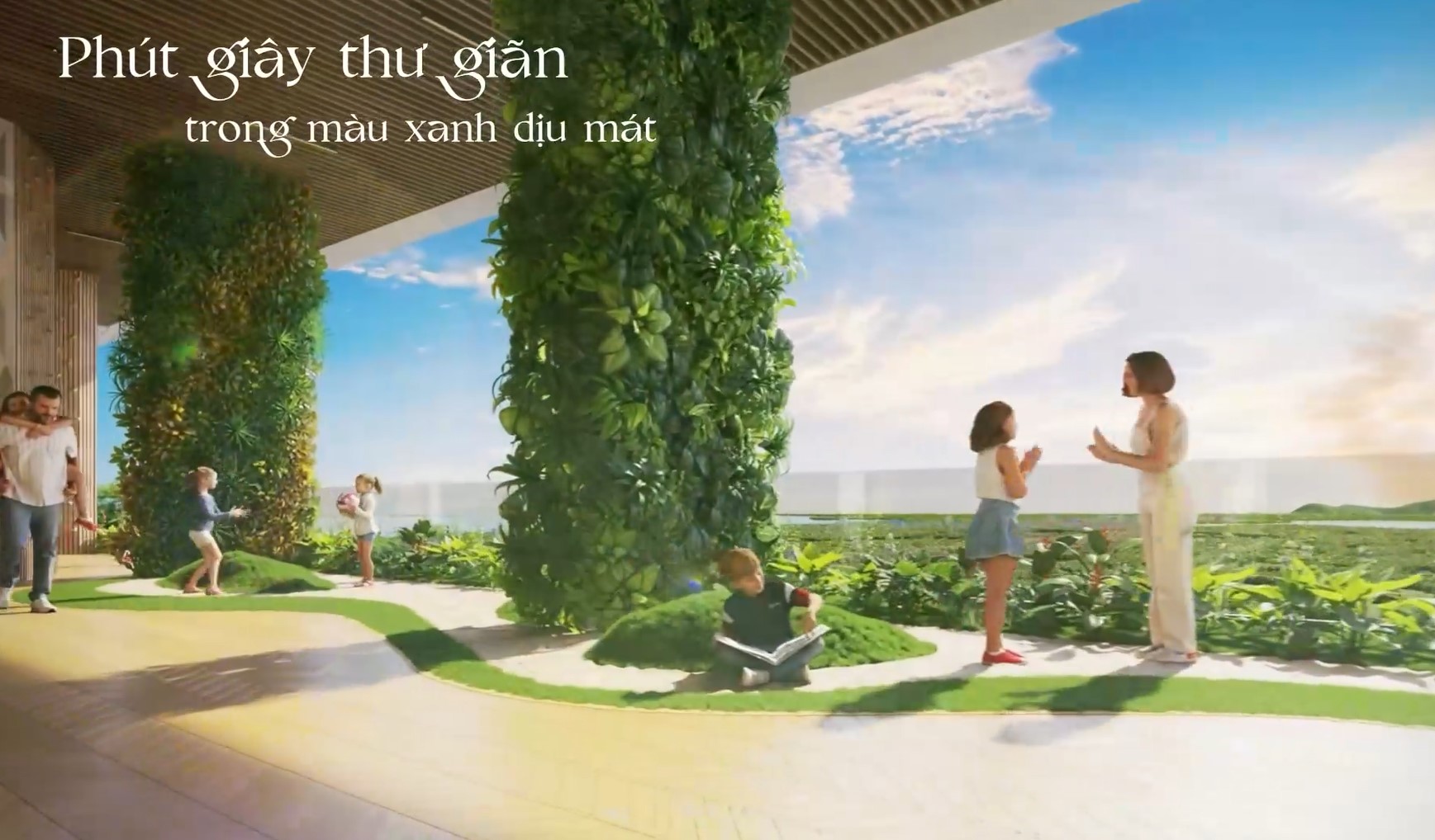 Blanca City - Vườn dạo bộ trên cao