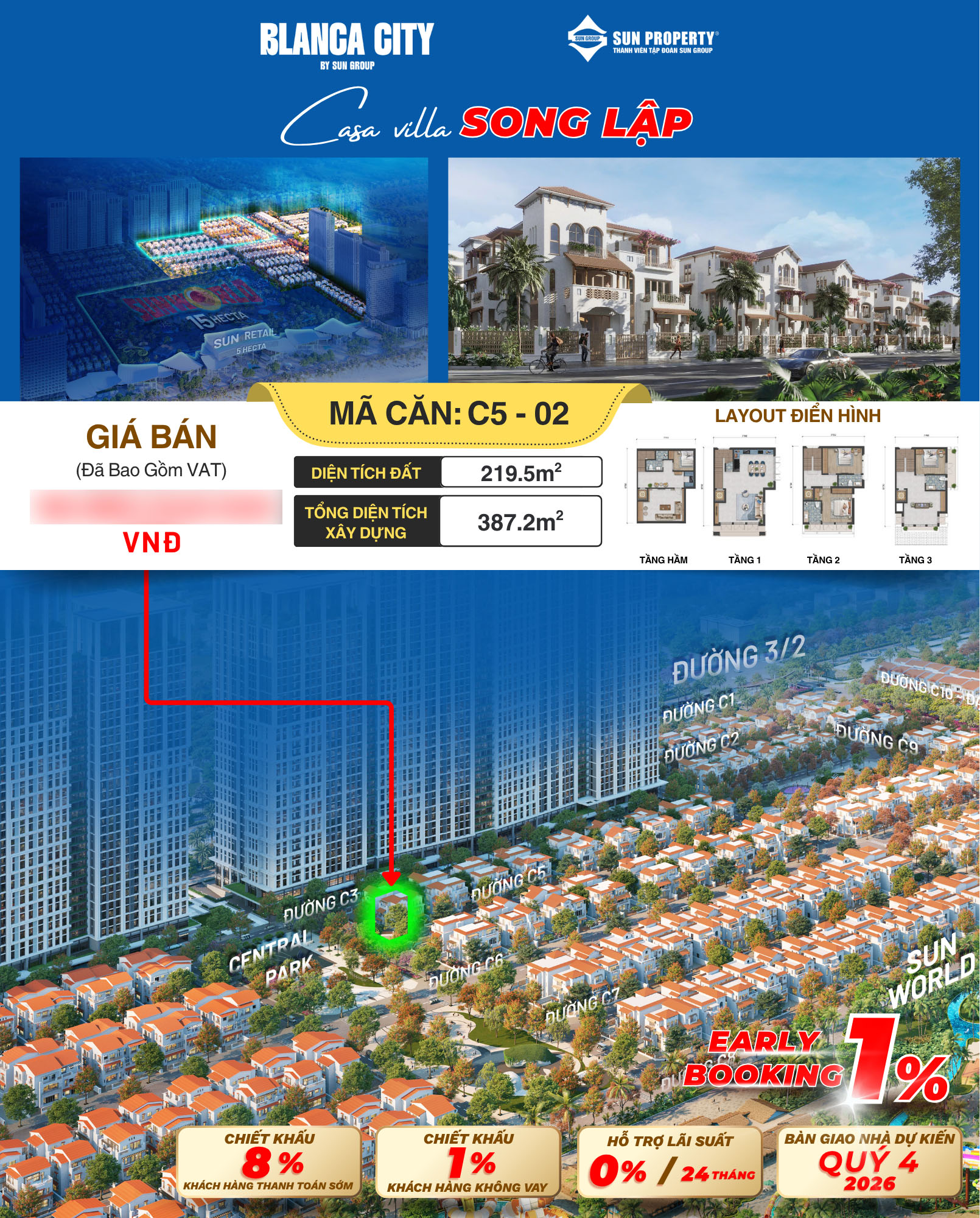 C502 Casa Villa Song Lap