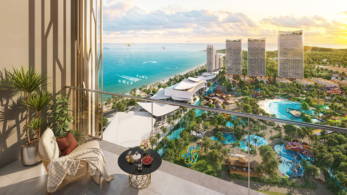 Các tòa tháp Blanca với tầm nhìn 360 độ, ôm trọn biển, núi, phố và công viên nước Sun World